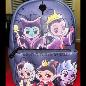 Disney Villians Chibi Loungefly Mini Backpack